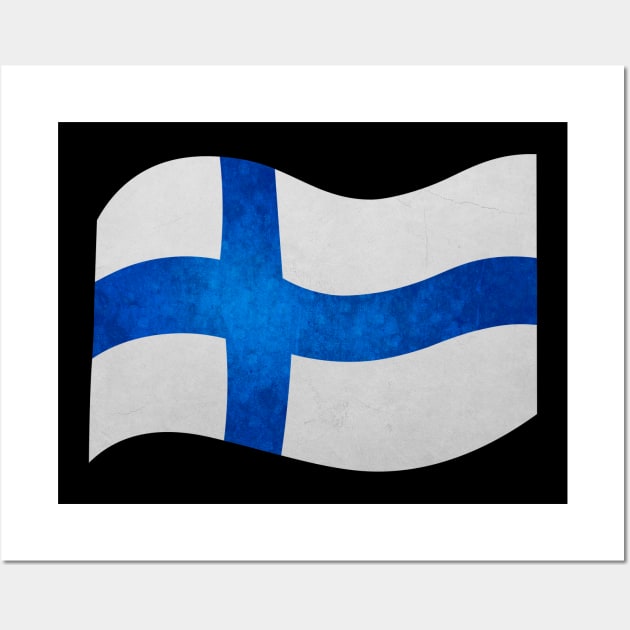 The Flag of Finland Wall Art by Purrfect